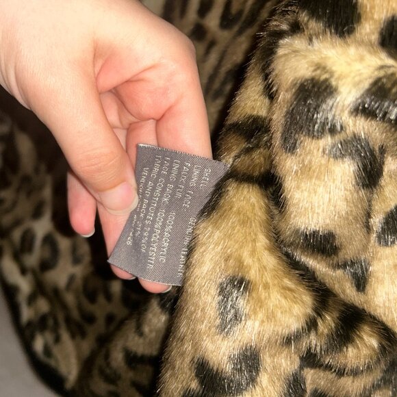 Wilsons Leather Leopard Print Women's Jacket - Picture 8 of 10